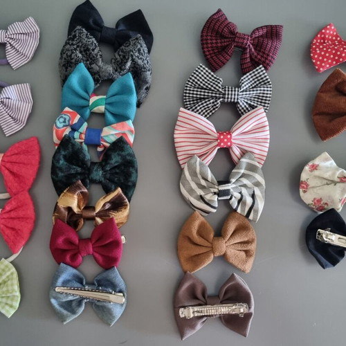 Hair Clips handmade, new, set of 23