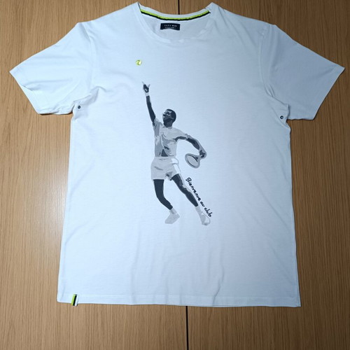 Zara Man Limited Edition Tennis T-Shirt XL like new, white