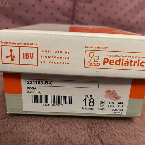 Biomecanics Baby Boot Pink Leather Size 18 Like New