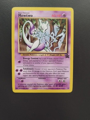 Pokémon Mewtwo #12 προωθητική κάρτα WotC