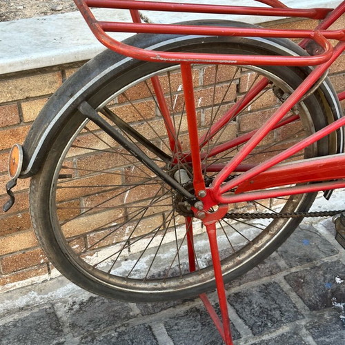 Lamand vintage bicycle used with New Sun oil lamp and cargo racks