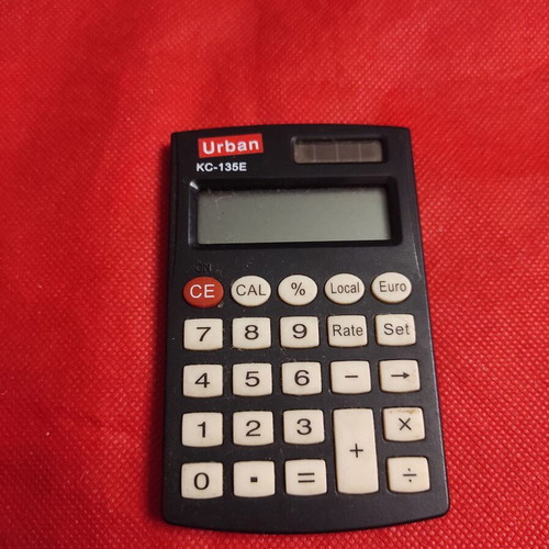 Urban pocket calculator used