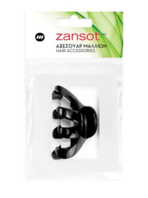 Hair clip new, brown color