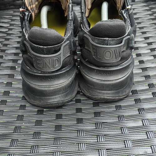Fendi sneakers used, size 39, black