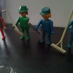 Playmobil used, 4 farmers