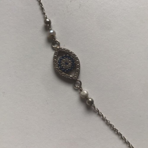 Silver bracelet with hallmark like new