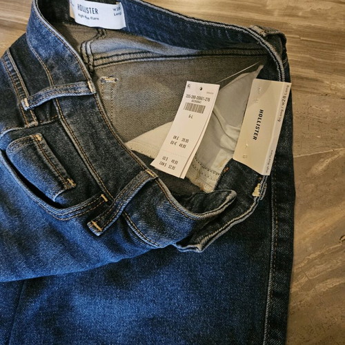 Hollister flare τζιν καινούριο, μέγεθος 6L, μπλε