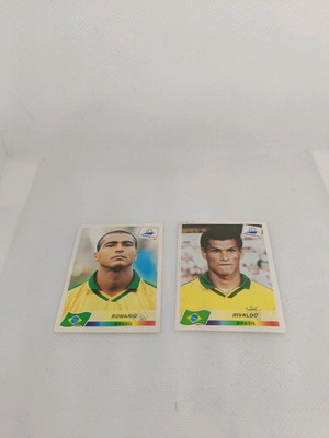 Romario + Rivaldo αυτοκόλλητα Panini World Cup 98 μεταχειρισμένα, συλλεκτικά