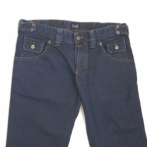 Dolce & Gabbana men's designer jeans W30 L36 very low rise regular fit like new, blue