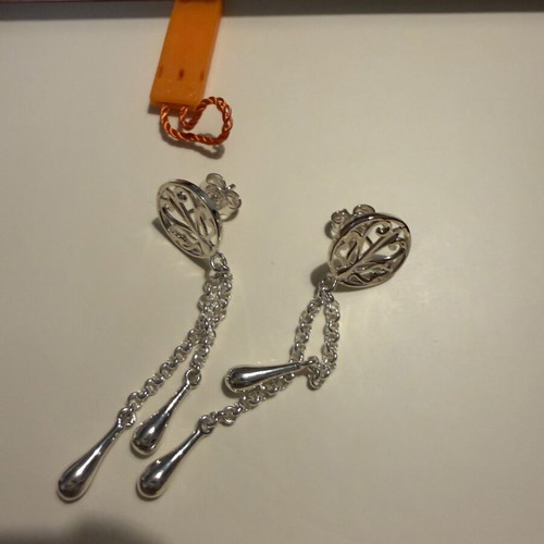 Folli Follie earrings silver new