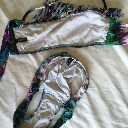 Swimming suit with removable string top, size S
