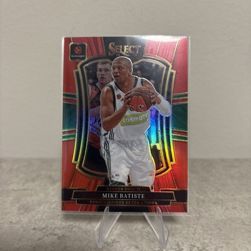 Mike Batiste 2025-26 Panini Select EuroLeague Red /199 Premier Level card