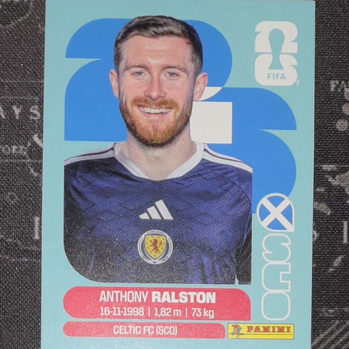 Panini Fifa World Cup 2026 Anthony Ralston collectible sticker new