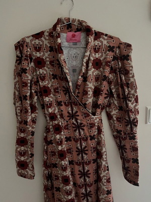Karavan midi dress wrap S/M multicolor like new