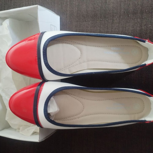 Ballerina shoes new tricolor women's size 38