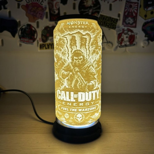 Call of Duty Monster Led Multicolor Lamp like new with remote