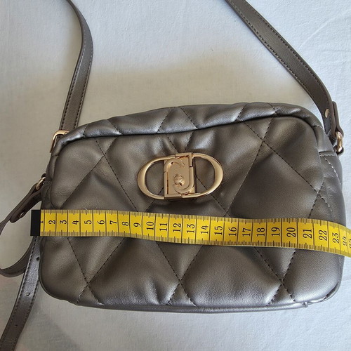 Liu-Jo Tihlini crossbody bag, metallic grey and gold