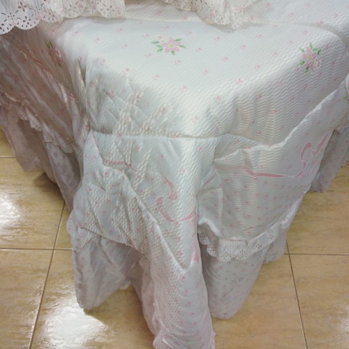 Double Spanish quilt polyester and viscose with inner lining