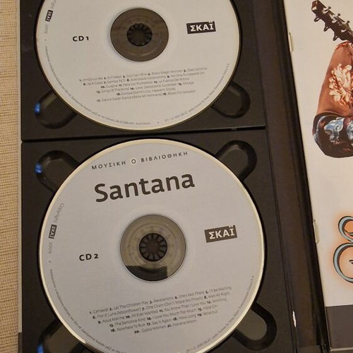 Santana music library 2 CD set like new with booklet