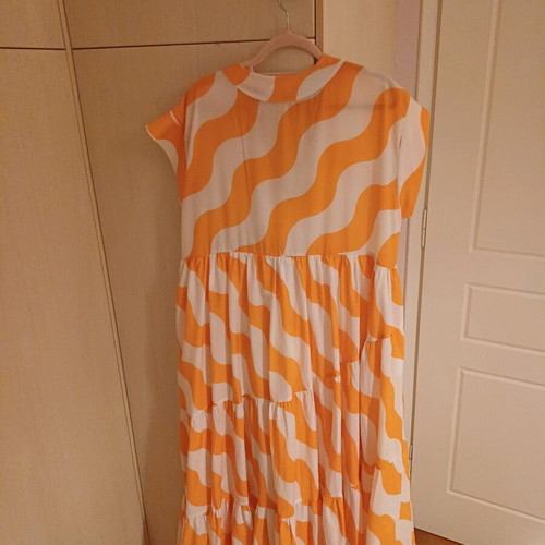 Karavan maxi dress airy with matching headband like new