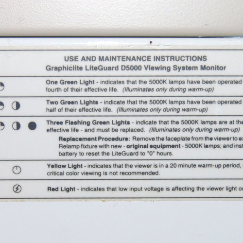 GTI GLX-20 lightbox transparency viewer like new