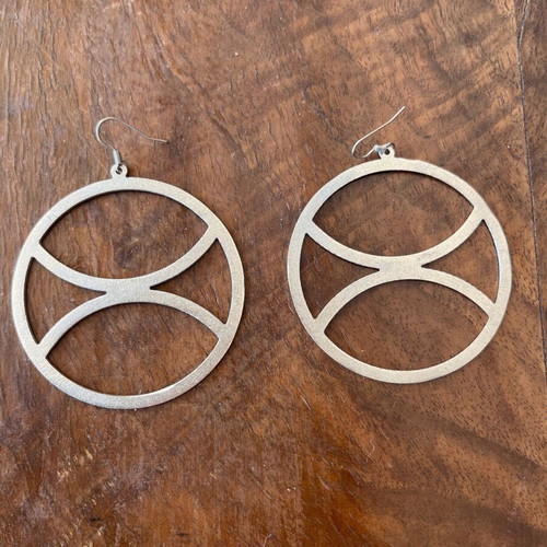 Silver earrings like new, unique from Monemvasia