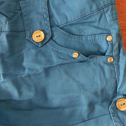 Women's shorts used medium turquoise