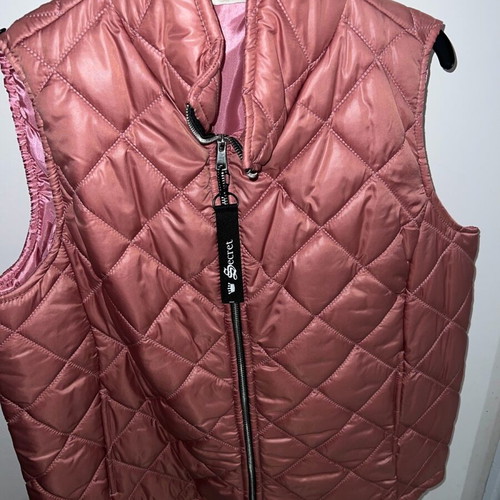 Sleeveless jacket new, pink, one size