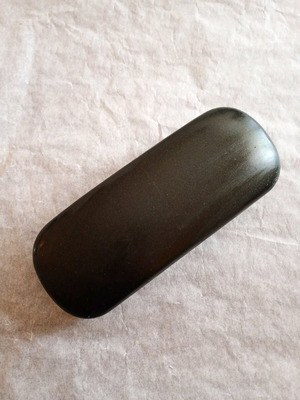 Glasses cases used, black and brown