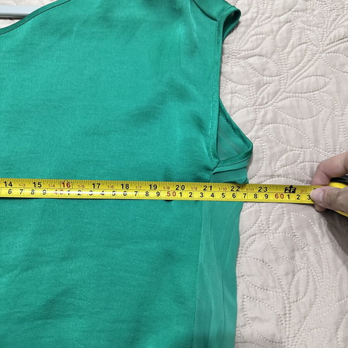 Sleeveless Top Access Fashion emerald green like new, S/M