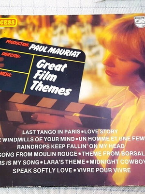 Paul Mauriat Great Film Themes LP μεταχειρισμένο, jazz