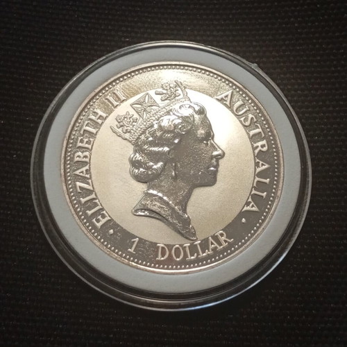 Australian Kookaburra 1992 silver coin 1 oz 999