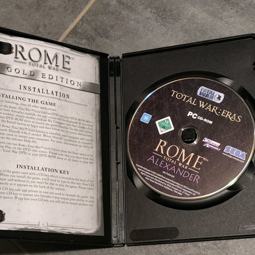 Total War PC DVD games like new with bonus Medieval