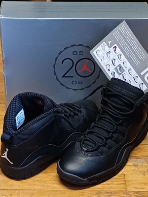 Jordan 10 x Retro Blackout 2005 σαν καινούργια, μέγεθος 45, αθλητικά μαύρα