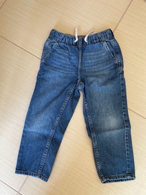 H&M jeans used, wide fit, size 98 cm