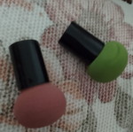 Makeup powder mushrooms applicators
