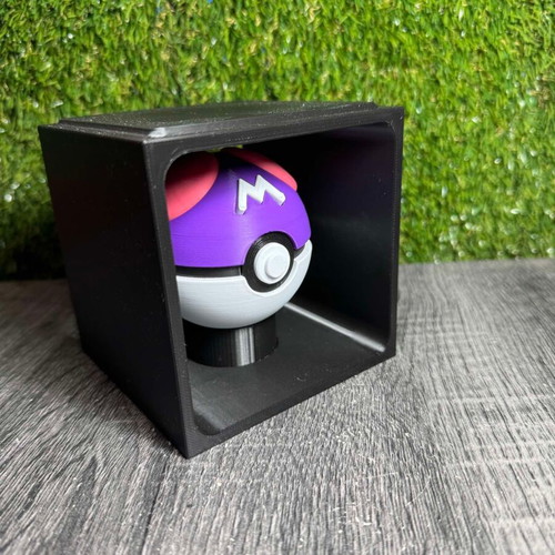 Masterball Pokemon decorative 3D print made to order