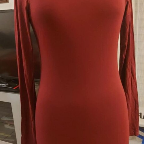Missguided burgundy slim dress new, size Small - Medium