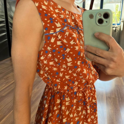Dress colorful, like new, size S