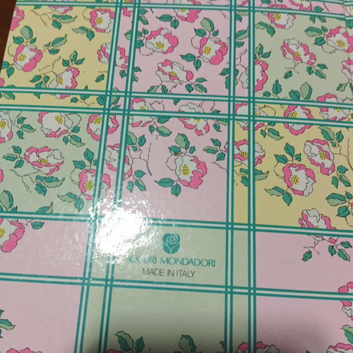 Cacharel vintage notebook new with hard cover