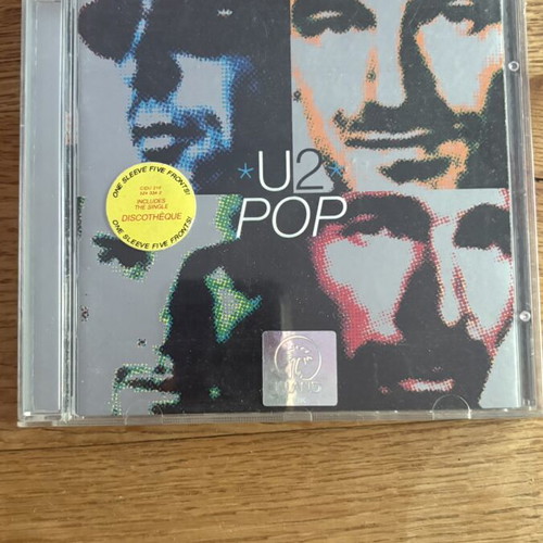 U2 Pop CD like new, 1997 studio album with rock and electronic elements