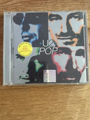 U2 Pop CD like new, 1997 studio album with rock and electronic elements