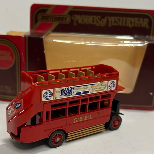 Matchbox 1984 Models of Yesteryear Y-23 1922 A.E.C. Omnibus used