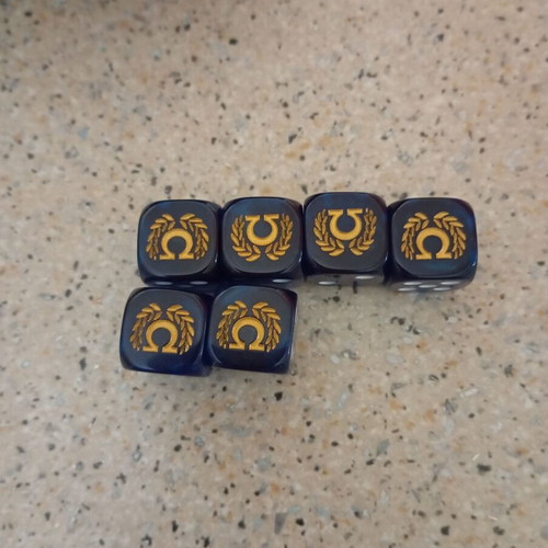 Warhammer 40k dice new, set of six