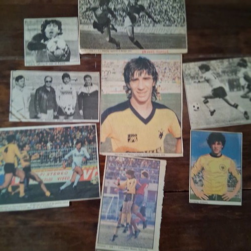 AEK clippings used, about 140, 1980s