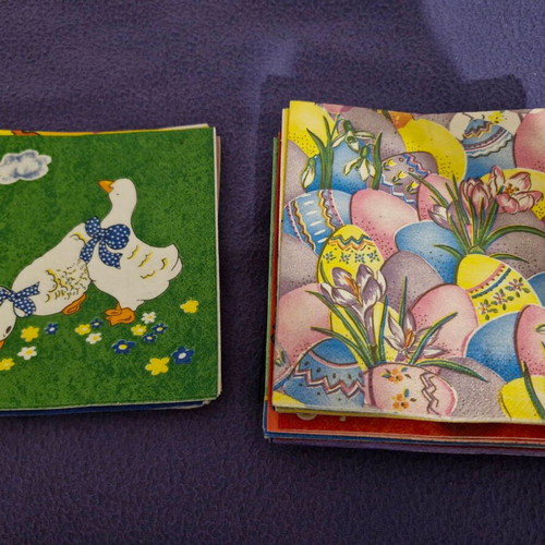 Napkin collection like new, about 60 pieces