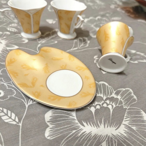Limoges Greek Coffee Set 6 Pieces New