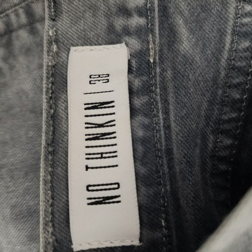 No Thinkin Jeans like new, gray, size M 38 10