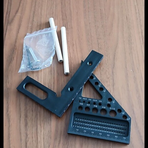 3D Polygonal Angle Ruler New, 22.5°-90° Measurement Tool