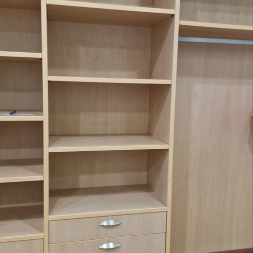 Large wooden wardrobe and storage unit